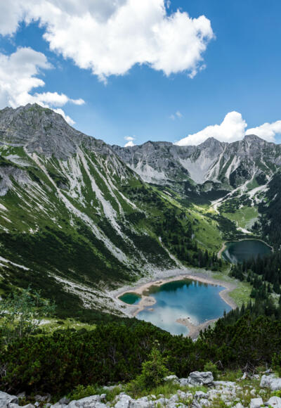 Bergseen (Soiernseen) von oben