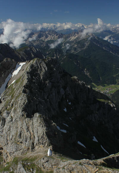 Blick zurück zum Gatterl
