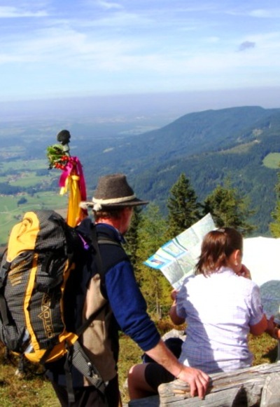Blick zurück auf Inzell
