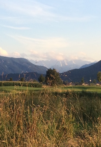 Radeln durch den Grassauer Golfplatz