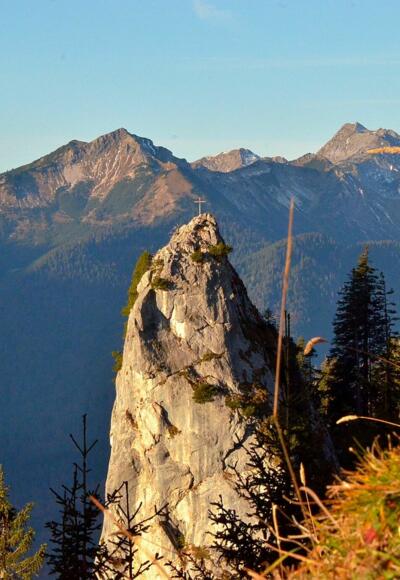 Fernwanderwerg Maximiliansweg - Pürschlingnadel mit Scheinberg und Hochplatte