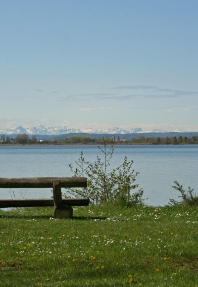 Blick über den Ammersee.