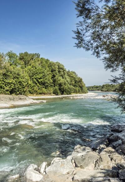 Die Isar bei Lenggries