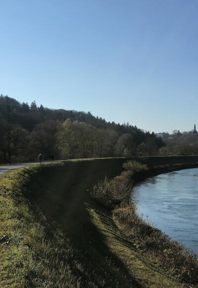 Isartal mit Blick auf Pullach