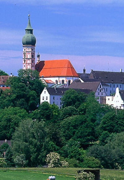 Das Kloster Andechs.