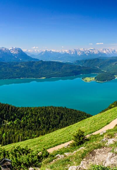 Jochberg mit Walchensee