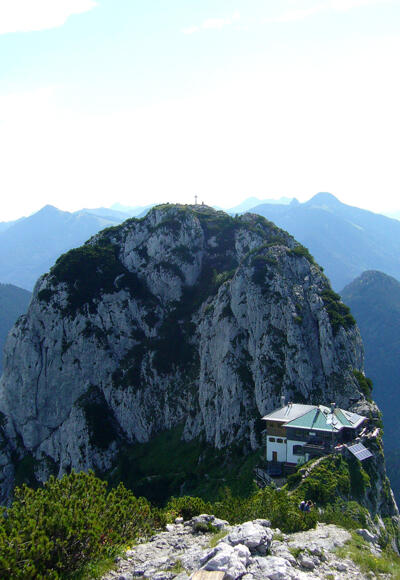 Blick auf die Tegernseer Hütte