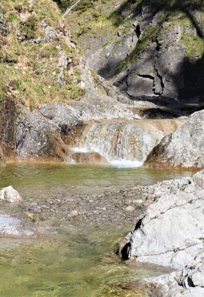 Dainingsbach-Schlucht am Walchensee