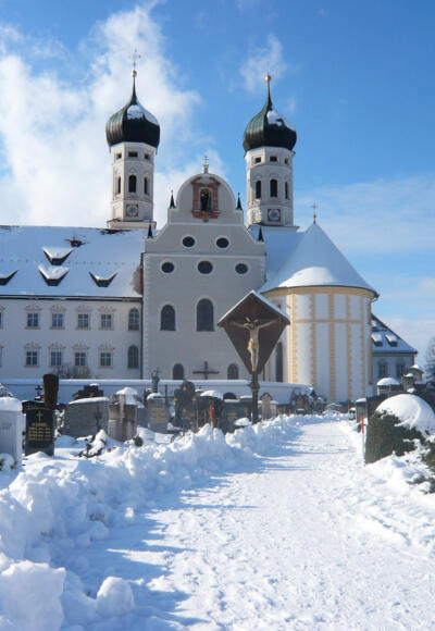 Basilika des Klosters Benediktbeuern