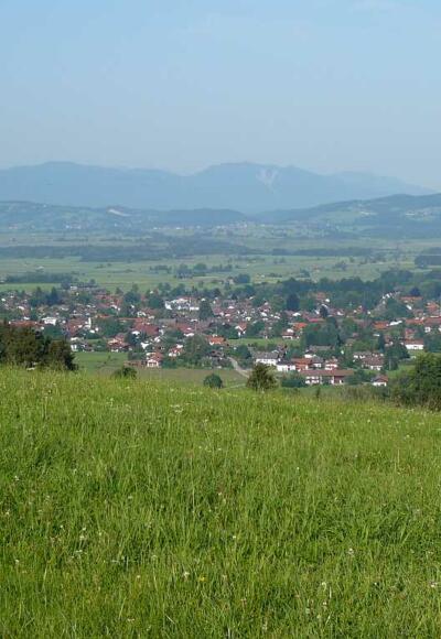 Blick auf Benediktbeuern
