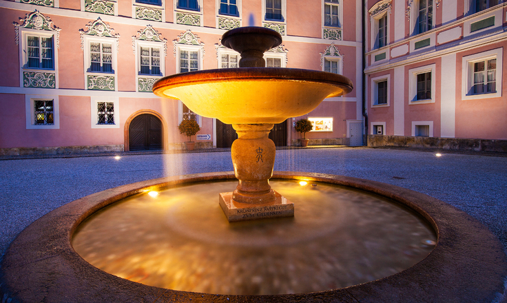 Der Schlossbrunnen Berchtesgaden