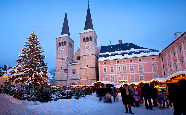 Berchtesgadener Advent: Christkindlmarkt auf dem Berchtesgadener Schlossplatz