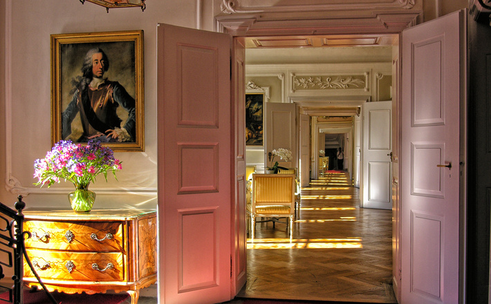 Empfangszimmer im Königlichen Schloss Berchtesgaden