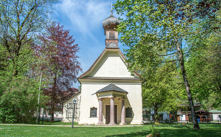 Die Hubertuskapelle in Unterstein, Schönau a. Königssee