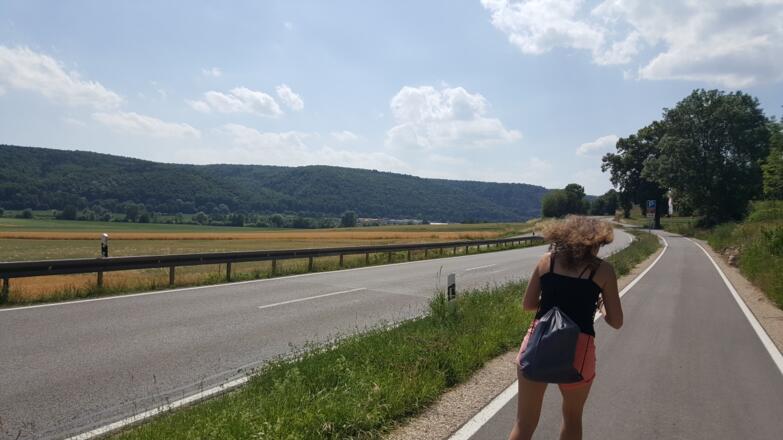 Nice Landscape and the route