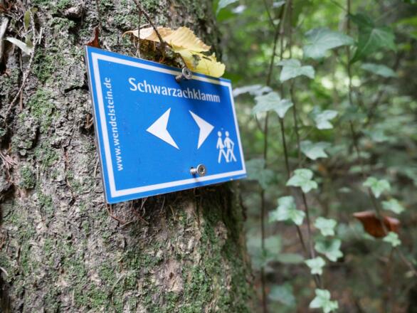 In der Schwarzachklamm