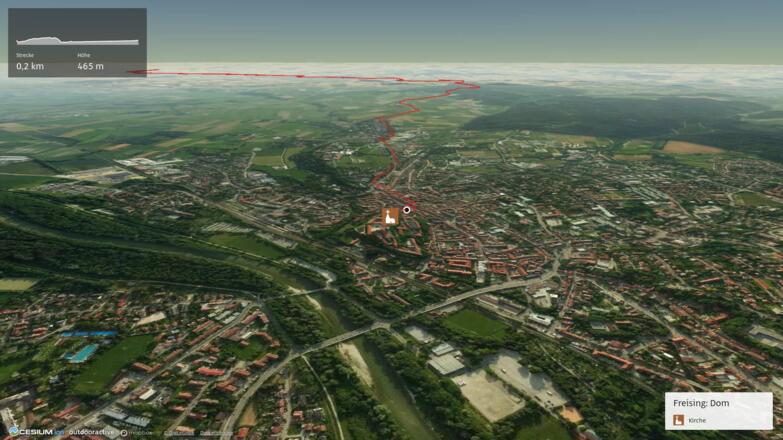 Pilgerweg in der Region München: Münchener Jakobsweg: Zubringer aus Freising