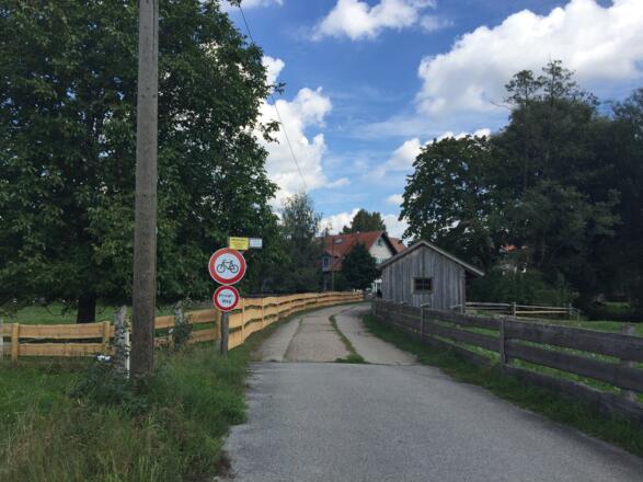 Deutldorf - Schlips an der Glonn kein Weiterkommen