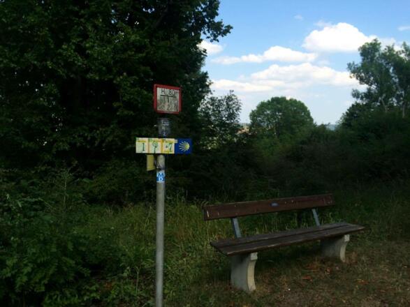 Pause bei der Frauenbergkapelle