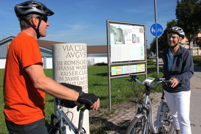 Radeln auf den Spuren der Römer