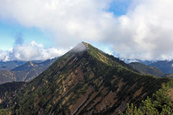 In der Ferne der Halserspitz