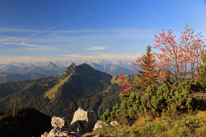 Hirschberg - Blick zum Roß- u. Buchstein