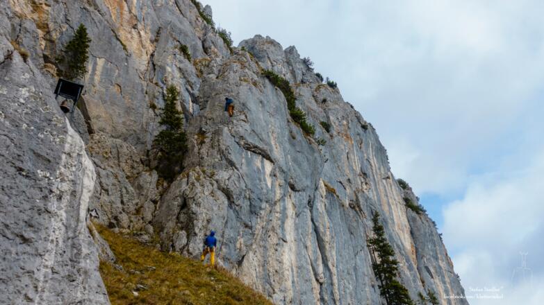 schöner Klettergarten auf der Südseite des Blankenstein