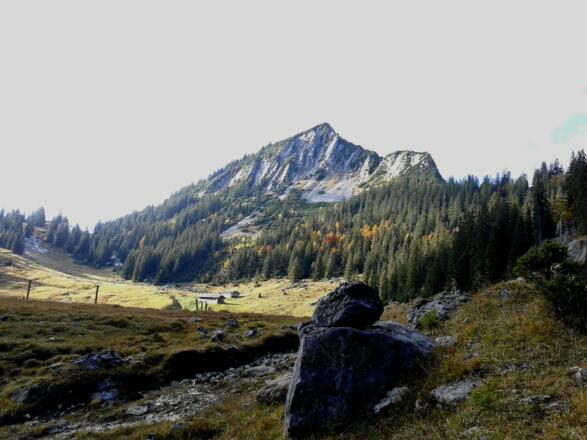Halserpolje mit Blick auf die Halserspitz