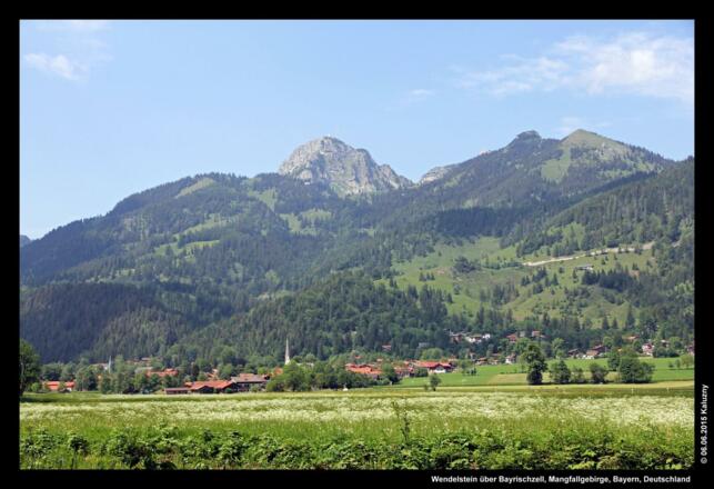 Wendelstein über Bayrischzell, Mangfallgebirge, Bayern, Deutschland