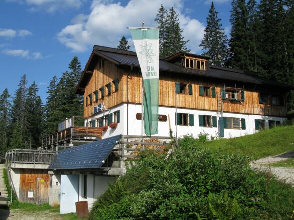 Das Tourenziel Gufferthütte