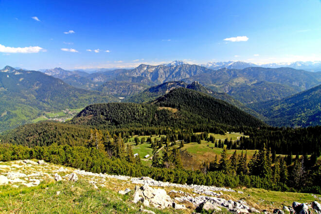 Hirschberg - Blick nach Kreuth