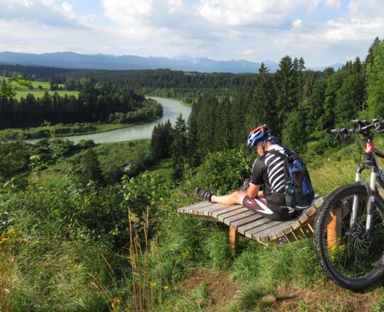 Rast an der Litzauer Schleife bei Burggen