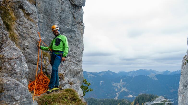 der erste Standplatz ist auf einer schönen Kanzel