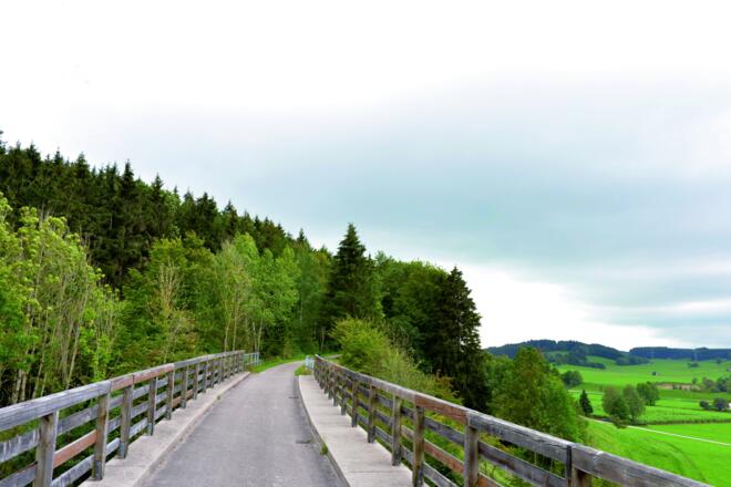 Unterwegs auf dem 2. Abschnitt der Schlossparkradrunde