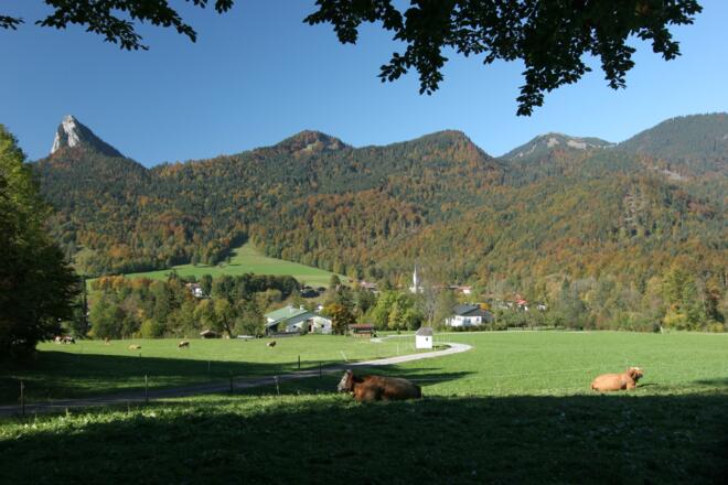 Blick zurück nach Kreuth