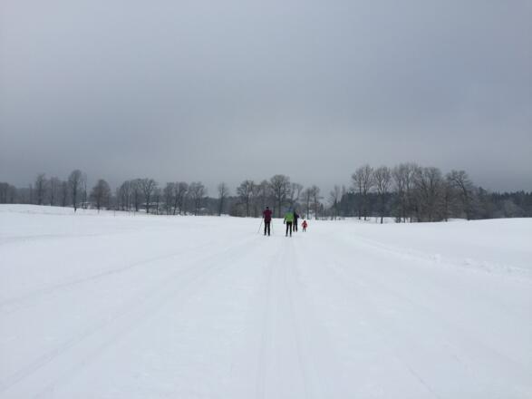 Es gibt auch tolle flache Abschnitte.