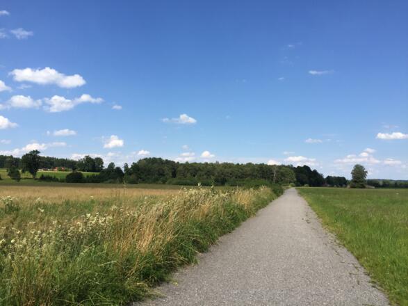 Radweg Peißenberg nach Oderding