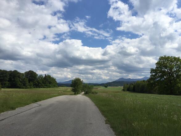 Abfahrt Richtung Habach