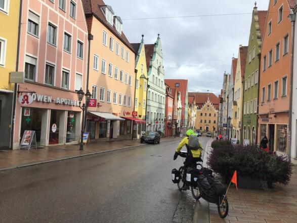 Schleifenroute - Donauwörth bunte Häuser