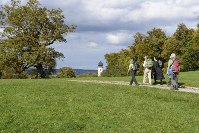 Jakobsweg Etappe 1b: Seeshaupt - Bernried