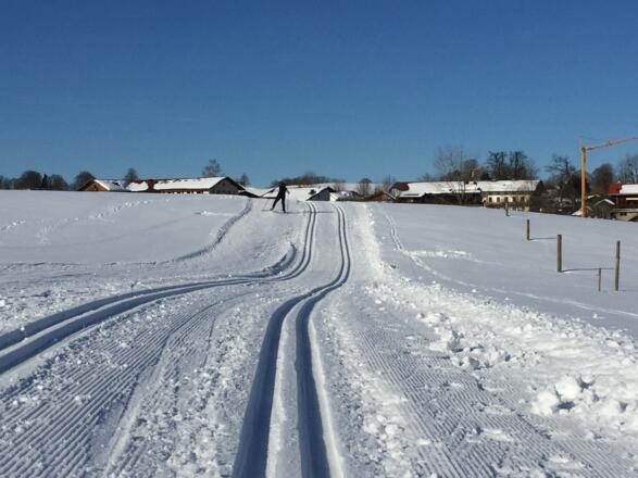 Mit Schwung ist dieser Berg zu schaffen.
