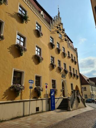 Schleifenroute - Donauwörth Rathaus mit Glockenspiel