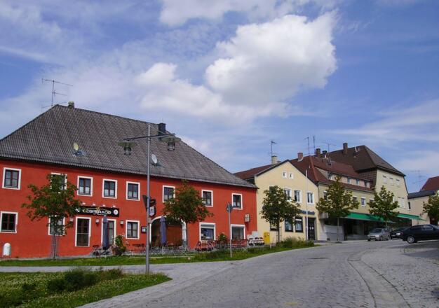 Startpunkt im Simbacher Ortskern.