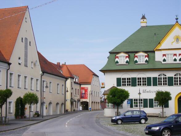 Historischer Ortskern von Arnstorf.