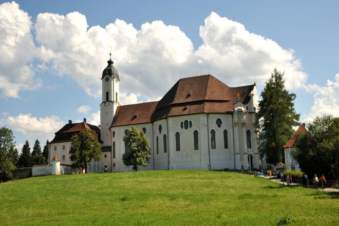Fernwanderweg Meditationsweg Ammergauer Alpen - Wieskirche