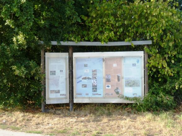 Infotafeln bei der Biberschanze Nähe St. Georgen