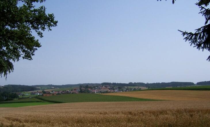 Blick auf Mitterskirchen