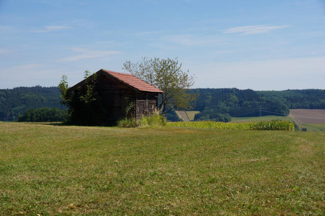 Eine Hütte am Wegesrand