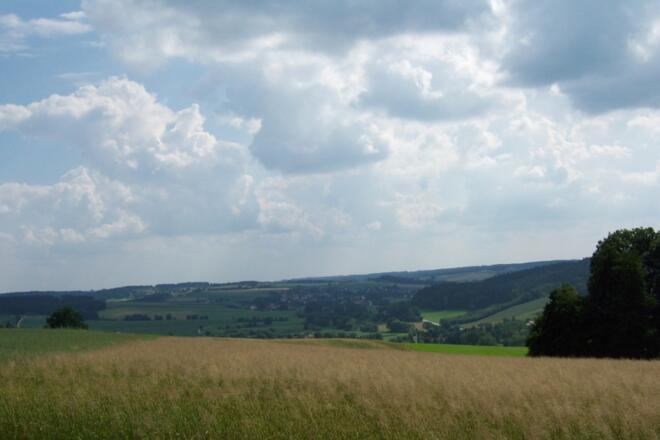 Blick von Köblöd nach Triftern
