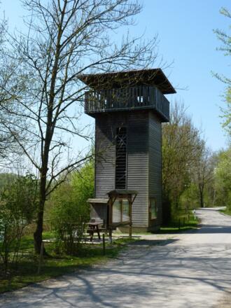 Vogelbeobachtungsturm bei Ering